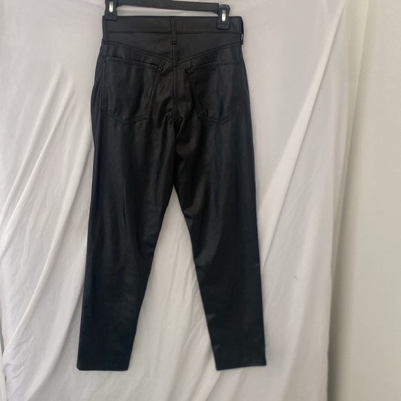 Old Navy OG Leather pleather zip pants NWT size 0 - Picture 5 of 5